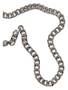 Urban Classics Urban Classics Unisex Long Basic Chain Necklace in silver