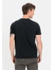 Camel Active Jersey T-Shirt aus nachhaltigem Organic Cotton in Schwarz