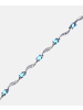 Diamant L'éternel Armband aus 375 Weißgold mit Diamant mit Topas