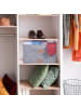 relaxdays 4 x Unterwäsche Organizer in Grau - (B)29 x (H)9 x (T)29 cm