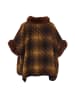 osha Damen Poncho in Braun