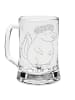 Mr. & Mrs. Panda Gravur Bierkrug Stinktier  ohne Spruch in Transparent