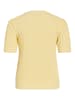 Vila Strickoberteil in Pastel Yellow