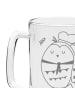 Mr. & Mrs. Panda Glas Bierkrug Eule Matrose ohne Spruch in Transparent