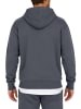 Reichstadt Herren Regular Fit Hoodie Marken-Stick in Anthracite