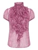 SAINT TROPEZ Langarm - Hemd LiljaSZ Gerade Passform in Raspberry Rose Camouflage