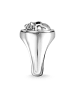 Thomas Sabo Ring Totenkopf in silber, schwarz