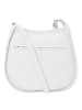 VLD VOi Leather Design Boston Umhängetasche Leder 28 cm blau-weiss