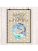 Mr. & Mrs. Panda Bild Walfisch Thunfisch mit Spruch in Beige Pastell
