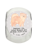 Mr. & Mrs. Panda Leckerli Glas Chow-Chow Moment mit Spruch in Grau Pastell