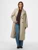 Pieces Trenchcoat in Silver Gray