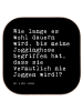 Mr. & Mrs. Panda Tischuntersetzer Wie lange es wohl... mit Spruch in Schwarz