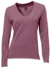 Heine V-Ausschnitt-Pullover in mauve
