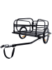 Trekker Fahrrad lastenanhänger in Schwarz 142x87x57