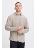 BLEND Langarmhemd BHBOBBY Shirt stripe 20717860 modisches Langarmhemd in Leinenmix-Qualität in Braun