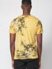 KOROSHI Kurzarm T-Shirt in gelb