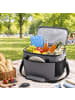 relaxdays Kühltasche in Grau - 20 l