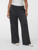 Vero Moda Hose mit weitem Beinschnitt in Dark Grey Melange