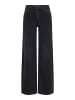ONLY Jeans mit weitem Bein in Washed Black