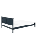 Beliani Doppelbett OLIVET in Blau - (W) 148 x (H) 92 x (L) 208 cm