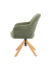 DUBI Möbel 2er-Set: Bürostuhl Mika-Amia in Grün - (B)60 x (H)88 x  (T)65 cm