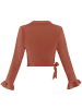 Janice Musselin Hemd Chalandri in Terracotta