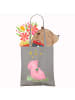 Mr. & Mrs. Panda Schultasche Schwein Glück ohne Spruch in Light Grey