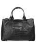 Cluty Handtasche echt Leder in schwarz