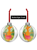 Mr. & Mrs. Panda Weihnachtskugel Fuchs Ballerina Design ohne Spruch in Weiß