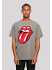 F4NT4STIC Oversize T-Shirt The Rolling Stones Zunge in Asphalt