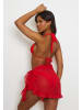 Moda Minx Sarong Chiffron Short in rot