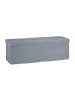 relaxdays Faltbare Sitzbank in Dunkelgrau - (B)114 x (H)38 x (T)38 cm