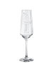 Mr. & Mrs. Panda Sektglas Flamingo Stolz ohne Spruch in Transparent
