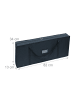 relaxdays Geschenkpapier Aufbewahrung in Schwarz - (B)82 x (H)34 x (T)13 cm