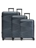 Pactastic Collection 02 THE THREE SET 4 Rollen Kofferset 3-teilig in dark-grey metallic 2