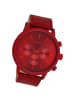 Oozoo Analog-Armbanduhr Oozoo Timepieces rot extra groß (ca. 50mm)