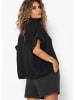 SASSYCLASSY Pullunder mit Turtleneck in Schwarz