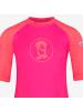 Trollkids Badeshirt Kvalvika T in bright pink