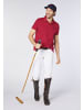 Polo Sylt Poloshirt mit Label-Stickerei in Rot