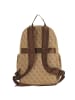 Guess Elvis Rucksack 42 cm Laptopfach in beige-brown