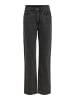 Vila Straight Fit Jeans in Dark Grey Denim 1