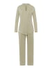 Hanro Langarm Pyjama Cotton Deluxe in moss green