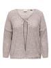 ONLY Carmakoma Strickjacke in Sandshell