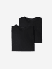 KOROSHI Pack mit 2 kurzarm-t-shirts in Schwarz