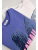 Coccodrillo T-shirt mit kurzen Ärmeln in violett