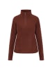 Nolie Damen Fleecepullover in Braun