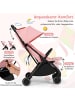 COSTWAY Kinderwagen klappbar in Rosa