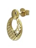 GoldDream Ohrringe Gold 333 Gelbgold - 8 Karat Oval Ohrstecker