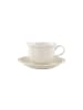 Villeroy & Boch Teetasse mit Untertasse Manoir 130 ml weiß in weiß