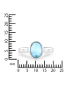 Rafaela Donata Ring Sterling Silber Larimar in silber